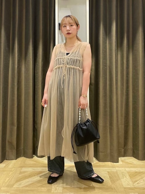 セール】2WAYチュールノースリワンピース 139991（ワンピース