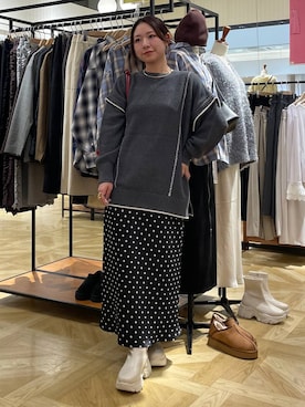 「アイテム（チョーカー）」を使った、Himeさん（レディース・158cm・20代）の秋コーディネート