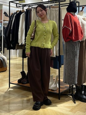 「アイテム（スウェットパンツ）」を使った、Himeさん（レディース・158cm・20代）の秋コーディネート