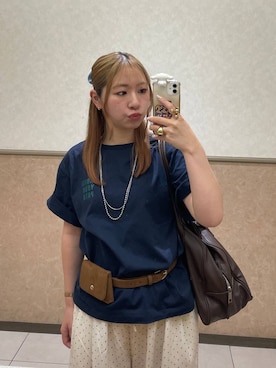 「eL（エル）のアイテム」を使った、Himeさん（レディース・158cm）の夏コーディネート