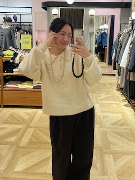 「アイテム（スマホグッズ）」を使った、Himeさん（レディース・158cm）の冬コーディネート