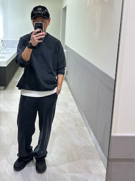 「REMI RELIEF（レミレリーフ）のアイテム」を使った、@r_y_o0190さん（メンズ・169cm）の春コーディネート