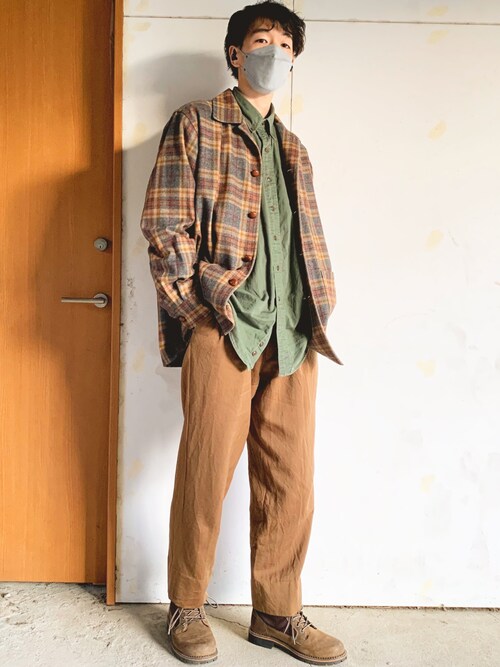 河童黄桜｜Eddie Bauerのブーツを使ったコーデ 