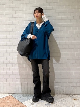 「PAGEBOY（ページボーイ）のアイテム（アクセサリー）」を使った、きゃぷさん（レディース・157cm）の秋コーディネート