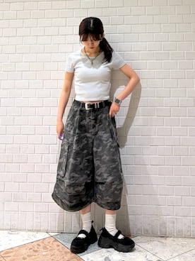 きゃぷさん(レディース・157cm)の春コーディネート