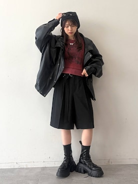 きゃぷさん(レディース・157cm)の秋コーディネート