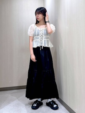 きゃぷさん（レディース・157cm）の夏コーディネート