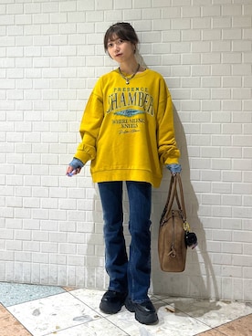 「アイテム（トップス）」を使った、きゃぷさん（レディース・157cm・20代）の秋コーディネート