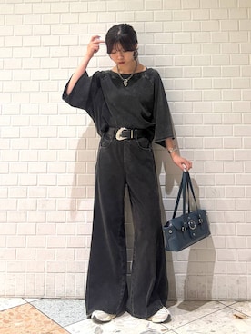 「PAGEBOY（ページボーイ）のアイテム」を使った、きゃぷさん（レディース・157cm）の夏コーディネート
