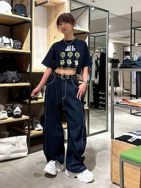 「アイテム（ネックレス）」を使った、きゃぷさん（レディース・157cm・20代）の夏コーディネート