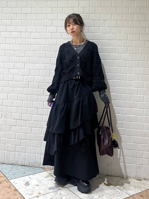 スカシリーフニットボレロ（カーディガン/ボレロ）｜PAGEBOY（ページ