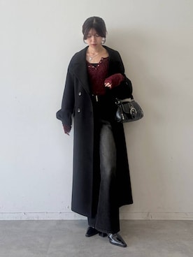 「PAGEBOY（ページボーイ）のアイテム（アクセサリー）」を使った、きゃぷさん（レディース・157cm）の秋コーディネート