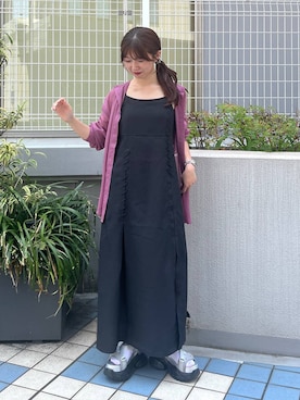 「PAGEBOY（ページボーイ）のアイテム（ワンピース）」を使った、きゃぷさん（レディース・157cm）の夏コーディネート