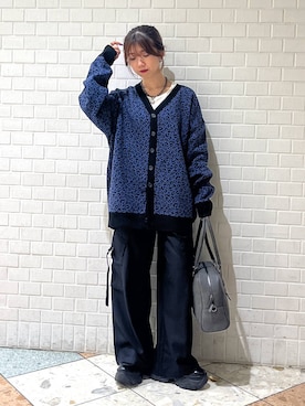 「アイテム（ボストンバッグ、グレー系）」を使った、きゃぷさん（レディース・157cm）の秋コーディネート