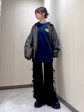 「アイテム（ブルゾン）」を使った、きゃぷさん（レディース・157cm・20代）の秋コーディネート