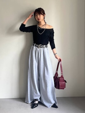「バッグ」｜「アイテム（アクセサリー）」を使った、きゃぷさん（レディース・157cm）の夏コーディネート