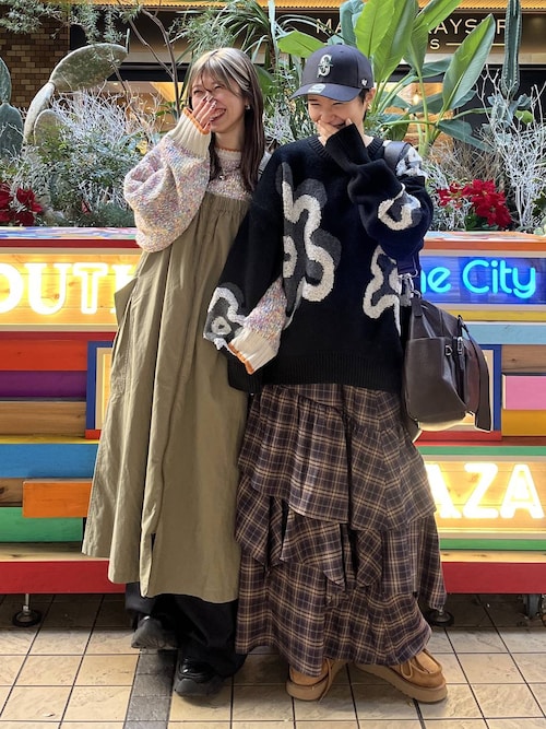 UNISEX》フラワーモチーフニット（ニット/セーター）｜PBLIM（ページ