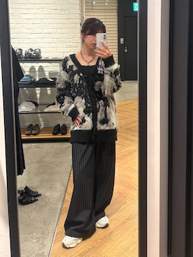 「PAGEBOY（ページボーイ）のハートマンテルネックレス3（ネックレス、ブラック系）」を使った、きゃぷさん（レディース・157cm）の夏コーディネート