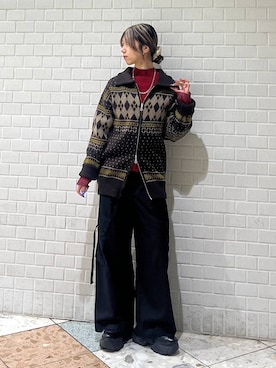 きゃぷさん（レディース・157cm）の冬コーディネート