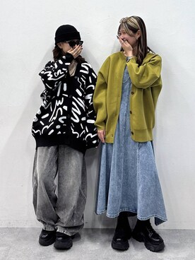 きゃぷさん（レディース・157cm）の冬コーディネート