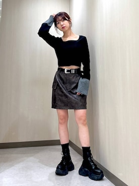 きゃぷさん（レディース・157cm）の冬コーディネート