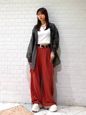 きゃぷさん(レディース・157cm)の春コーディネート