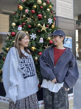 「アイテム（パーカー）」を使った、きゃぷさん（レディース・157cm・20代）の冬コーディネート