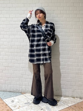 「骨格ウェーブ」｜きゃぷさん（レディース・157cm・20代）の秋コーディネート