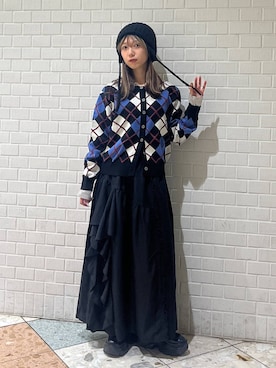 「アイテム（ニットキャップ/ビーニー）」を使った、きゃぷさん（レディース・157cm・20代）の秋コーディネート