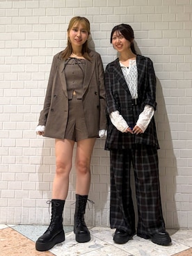 「Heather（ヘザー）のアイテム」を使った、きゃぷさん（レディース・157cm）の秋コーディネート