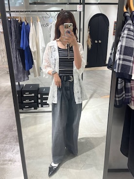「アイテム（腕時計）」を使った、きゃぷさん（レディース・157cm）の夏コーディネート