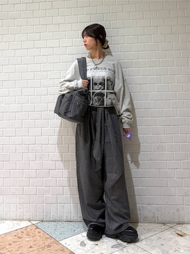 「PBLIM（ページボーイリム）のアイテム」を使った、きゃぷさん（レディース・157cm）の秋コーディネート