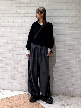 「PBLIM（ページボーイリム）のアイテム」を使った、きゃぷさん（レディース・157cm）の冬コーディネート