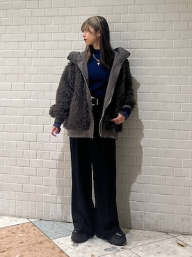 「冬コーデ」｜きゃぷさん（レディース・157cm）の秋コーディネート