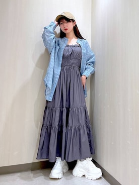 きゃぷさん（レディース・157cm）の春コーディネート