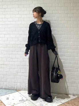 「アイテム（アクセサリー）」を使った、きゃぷさん（レディース・157cm・20代）の秋コーディネート