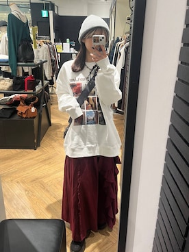 「アイテム（ニットキャップ/ビーニー）」を使った、きゃぷさん（レディース・157cm・20代）の秋コーディネート