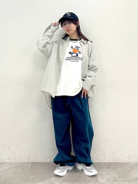 「アイテム（帽子）」を使った、きゃぷさん（レディース・157cm・20代）の春コーディネート