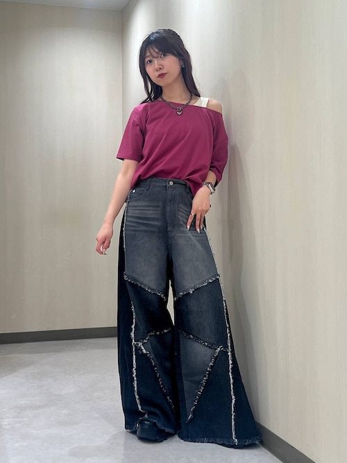 プリーツプリーズPLEATS PLEASE カラフルボーダープリーツ