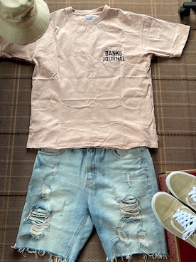 「BANKS（バンクス）のアイテム」を使った、Kentaさん（メンズ・174cm）の夏コーディネート