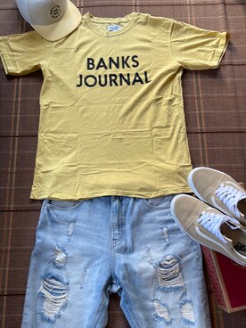 「BANKS（バンクス）のアイテム」を使った、Kentaさん（メンズ・174cm）の春コーディネート