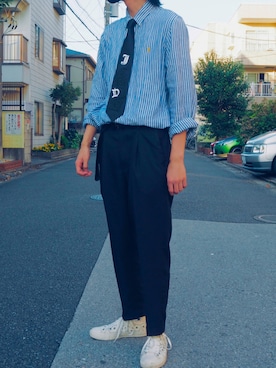 うより【相互】さん（メンズ・181cm）の秋コーディネート