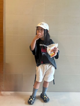 「アイテム（パンツ）」を使った、coco and doreenさん（キッズ・100cm）の夏コーディネート
