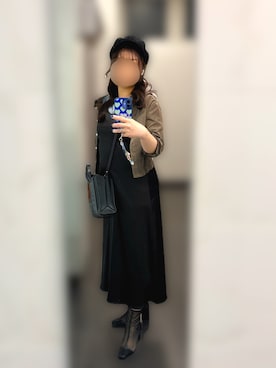 「CA4LA（カシラ）のアイテム」を使った、えりーあんとわねっとさん（レディース・155cm）の春コーディネート