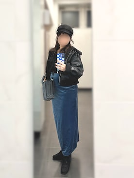 「Chloe（クロエ）のアイテム（バッグ）」を使った、えりーあんとわねっとさん（レディース・155cm）の春コーディネート