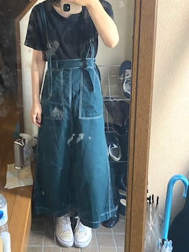 「フォロー、イイネ、お気に入り登録お願いします♡」｜「アイテム（スカート）」を使った、shioriさん（レディース・156cm）の秋コーディネート