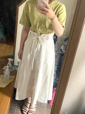 「フォロー、イイネ、お気に入り登録お願いします♡」｜「アイテム（サンダル）」を使った、shioriさん（レディース・156cm）の夏コーディネート