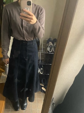 「フォロー、イイネ、お気に入り登録お願いします♡」｜「アイテム（ブーツ）」を使った、shioriさん（レディース・156cm）の秋コーディネート