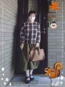 SATOMIさん(レディース・160cm)の秋コーディネート