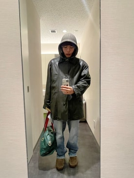 「モカシン」｜嬉しいボーイさん（メンズ・168cm）の冬コーディネート